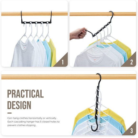 16 space saving hangers - Picture 3 of 4